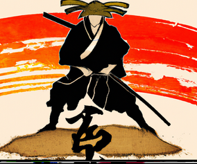Traditional japanese Samurai art 7