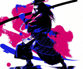 Traditional japanese Samurai art 9